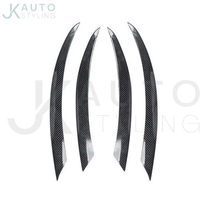 Carbon Fibre Front Bumper Side Vent Blades For Mercedes Benz C Class W205 C205