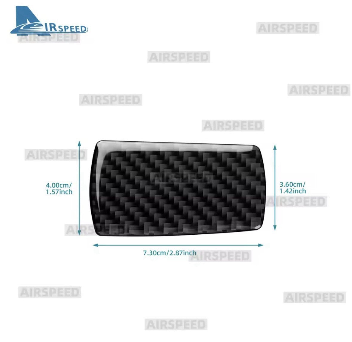 Carbon Fibre Interior Glovebox Handle Trim For BMW 2 Series F44 2020-2024