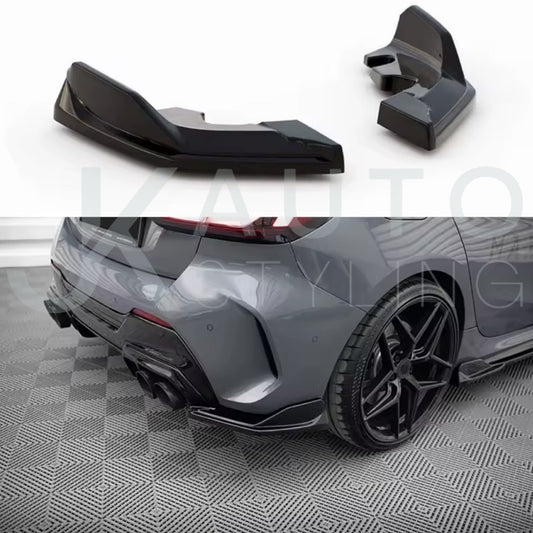 BMW 1 Series F40 M-Pack M135i Gloss Black Rear Spats Corner Splitters Aero Style