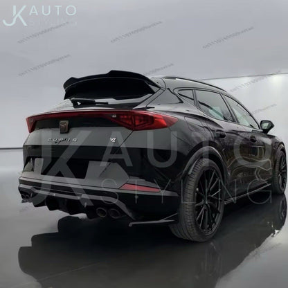 Gloss Black Spoiler Extension Rear Wing Lip For Cupra Formentor MK1 VZ 2021-2026