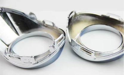 Ford Focus MK3 2011-2014 Chrome Silver Front Fog Light Surrounds Trims 2pcs
