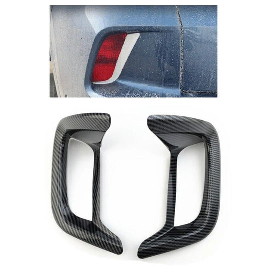 Ford Kuga 2020+ Carbon Fibre Effect Rear Fog Light Reflector Surround Trims 2pcs