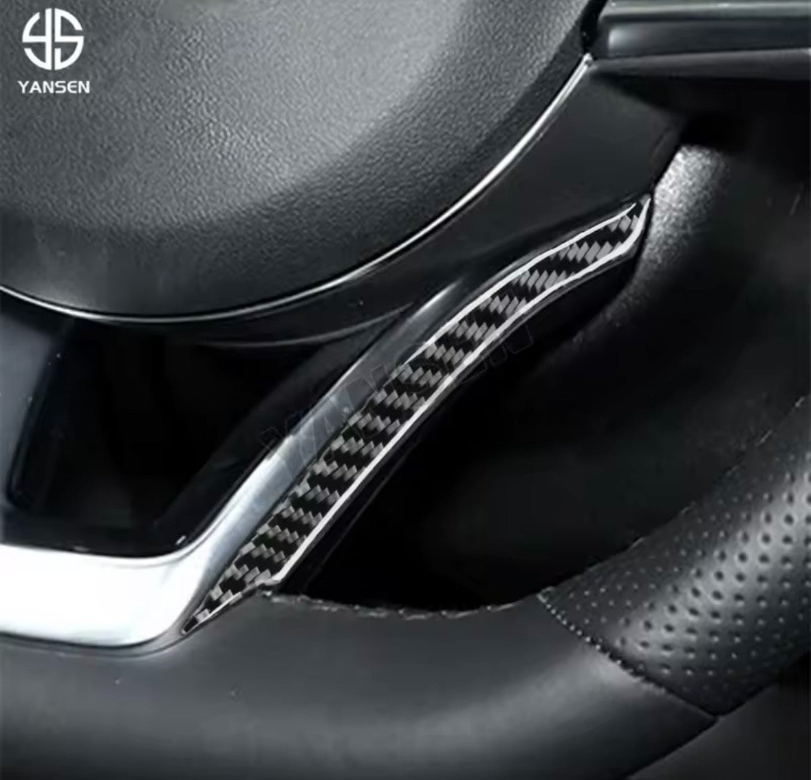 Mercedes E Class W213 2016-2022 Carbon Fibre Steering Wheel Trim Cover Full Kit