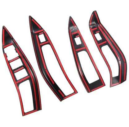 Ford Puma 2019-2023 Carbon Fibre Door Handle Window Switch Trim Covers RHD