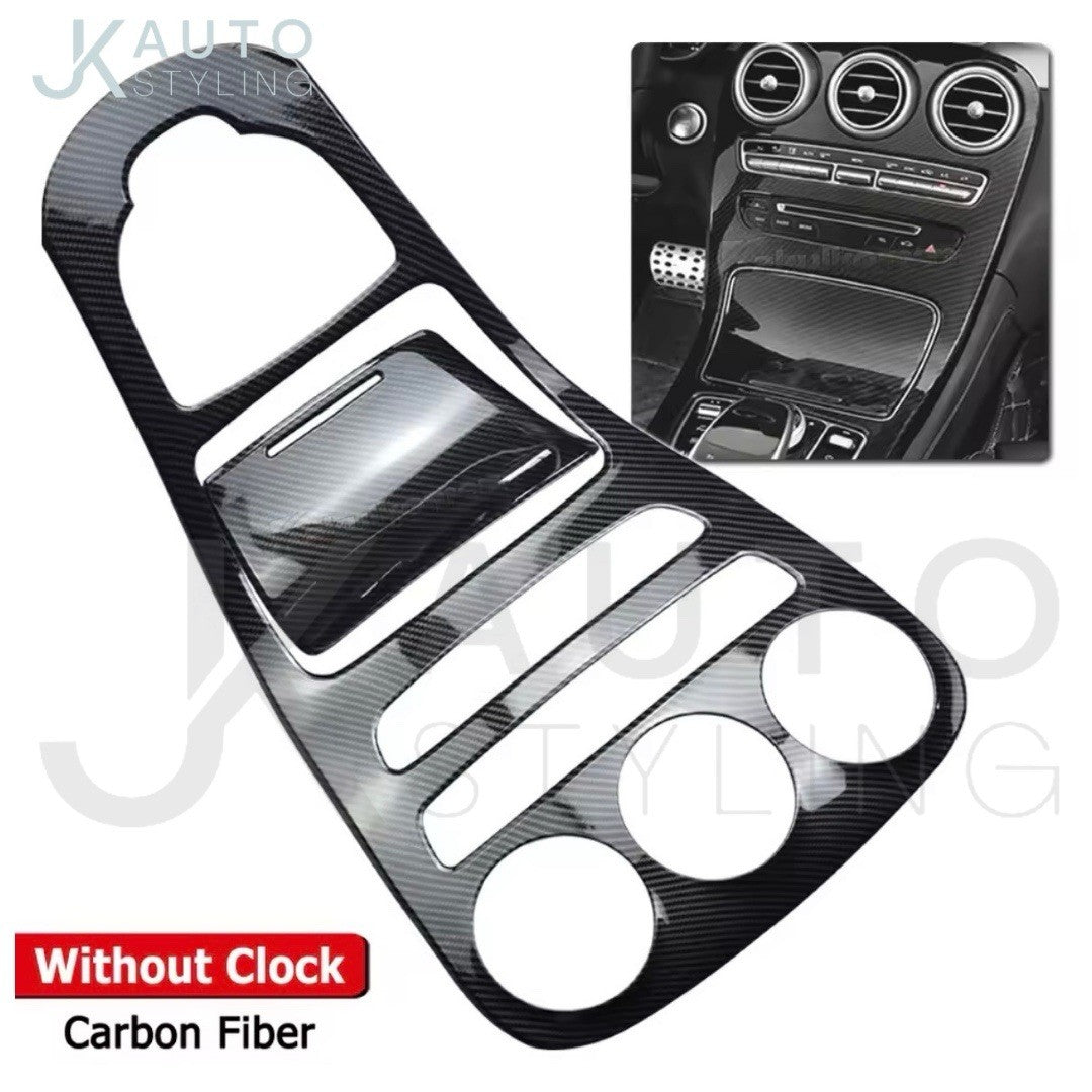 Mercedes C Class W205 GLC X253 2015-2018 Carbon Fibre Effect Centre Console Trim