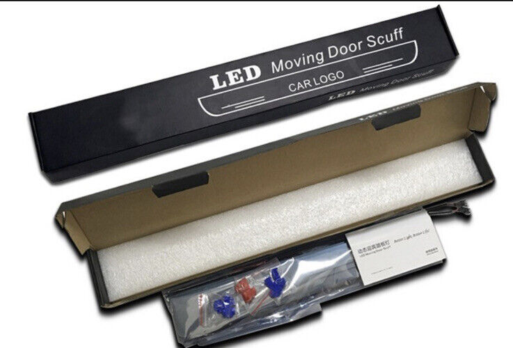 Custom LED Door Sill Protector Strips Scuff Plates Kick Plates Made To Order
