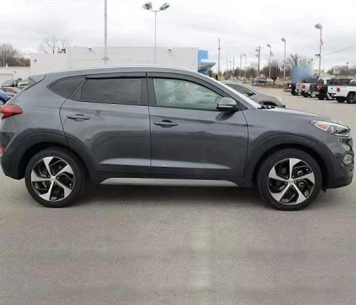 Hyundai Tucson 2015-2020 Wind Deflectors Smoke Tinted Full Set 4pcs