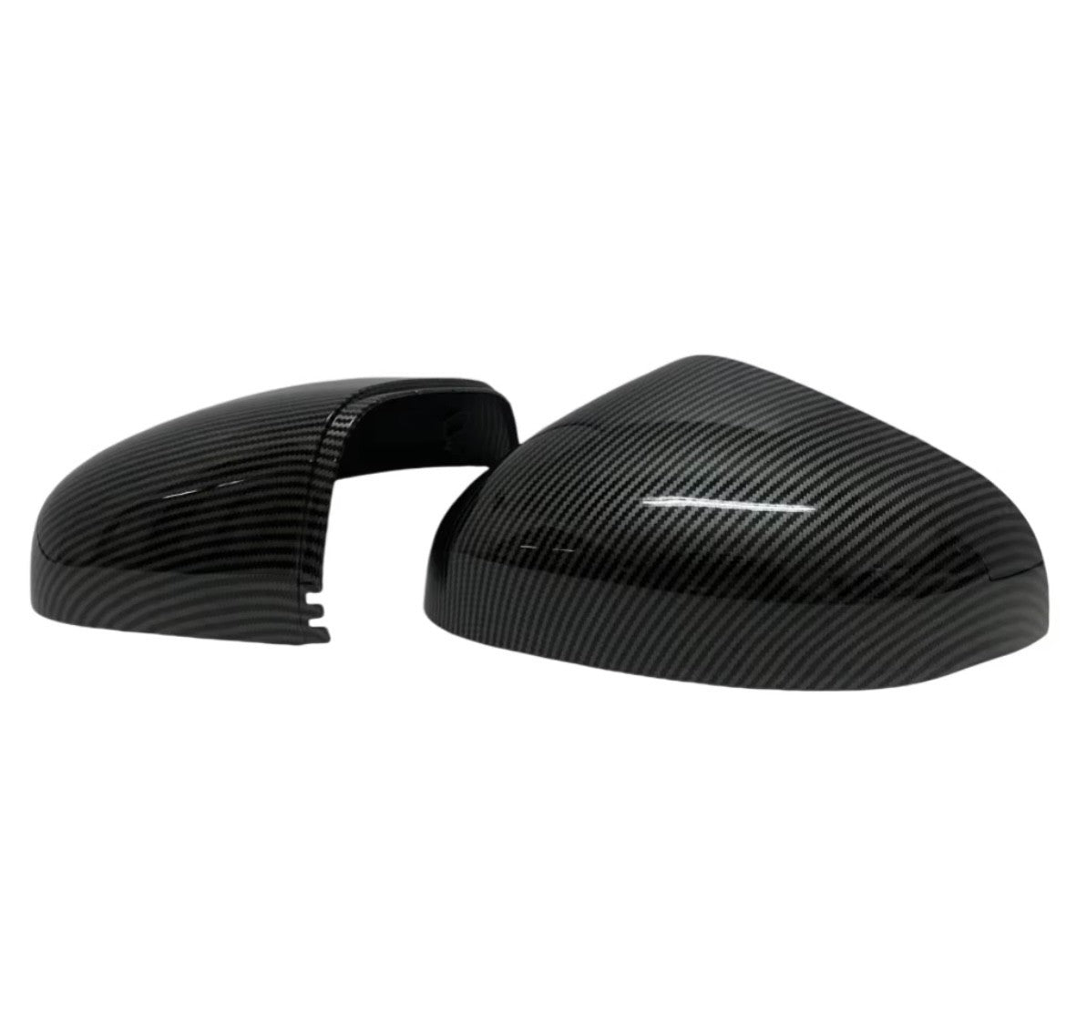 Ford Fiesta MK8 2017-2022 Carbon Fibre Wing Mirror Caps Side Mirror Covers Pair