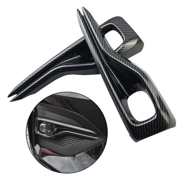 Line MK4 2019-2021 Carbon Fibre Effect Front Fog Light Surrounds For Ford Focus ST