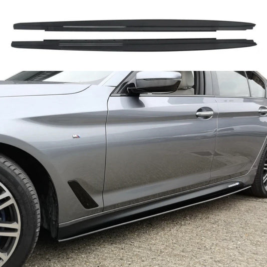 BMW 5 Series G30 G31 F90 M5 Gloss Black Side Skirt Extensions