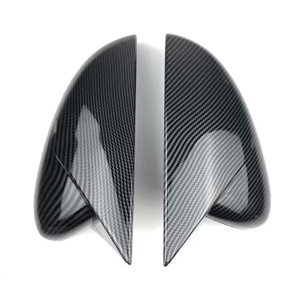 Ford Focus MK4 2019-2021 Carbon Fibre Mirror Caps With Horn Style