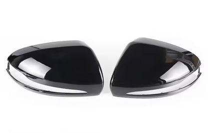 Mercedes C E S Class GLC W205 W213 C238 W222 C217 A217 W253 Gloss Black Mirror Caps Replacements RHD