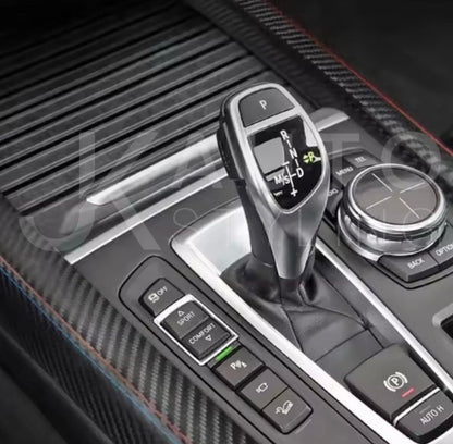 BMW X5 F15 2014-2018 Carbon Fibre Centre Console Side Panel Trim Overlays 2pcs