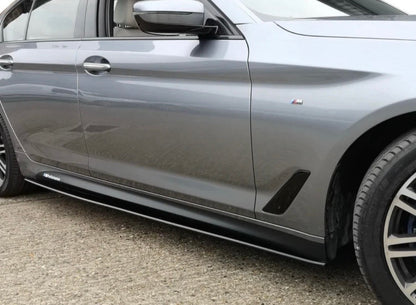 BMW 5 Series G30 G31 F90 M5 Gloss Black Side Skirt Extensions