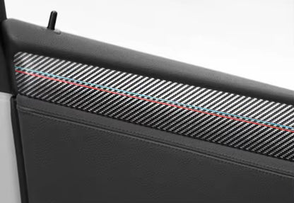 BMW X3 F25 X4 F26 2011-2021 Carbon Fibre Interior Door Card Panel Trim Cover Set