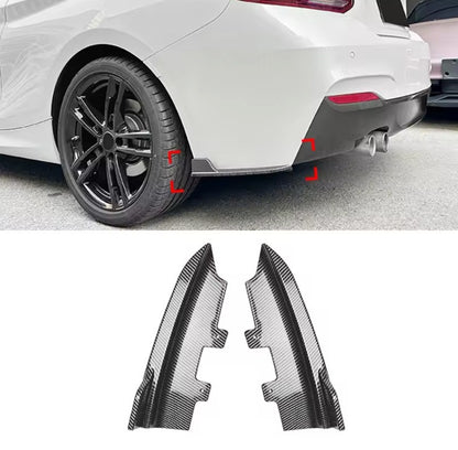 BMW 2 Series M Sport 2015-2019 Carbon Fibre Rear Spats Bumper Side Splitters