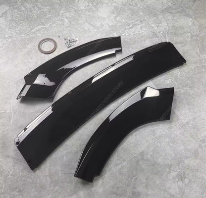 Seat Leon MK2 MK2.5 FR Cupra 2010-2012 Front Splitter Gloss Black Bumper Lip