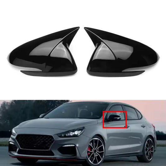 Hyundai I30 N NLine 2018-2021 Gloss Black M Style Sport Wing Mirror Caps Covers