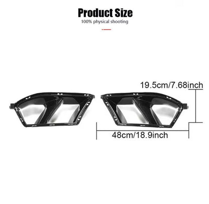 BMW M3 M4 G80 G81 G82 G83 2021-2025 Carbon Fibre Front Bumper Air Intake Trim