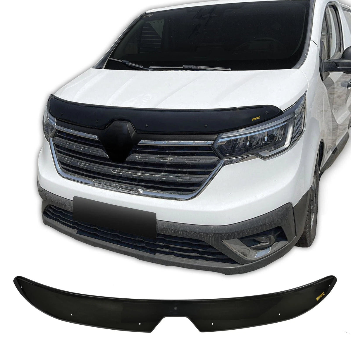 BONNET WIND DEFLECTOR PROTECTOR GUARD BRA FOR RENAULT TRAFIC 2020+