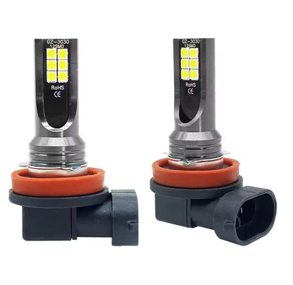 HB4 LED Car Bulbs 9006 8000K Bright Universal 12000lm High Low Beam Foglight