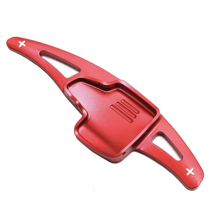 Ford Focus Kuga Ecosport Steering Wheel Paddle Shift Extensions Red Aluminium