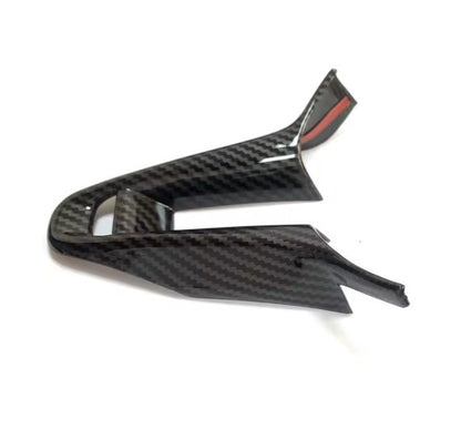 Carbon Fibre Steering Wheel Trim Cover For Hyundai I30 N MK3 2017-2024 3pcs
