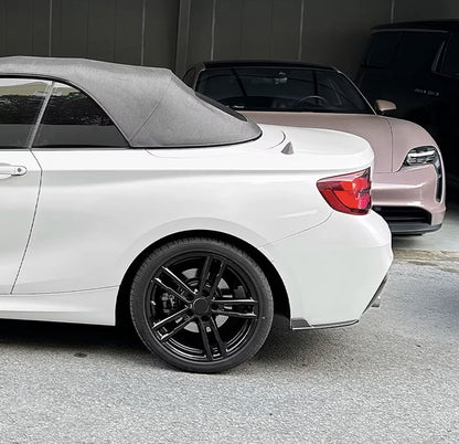 BMW 2 Series M Sport 2015-2019 Carbon Fibre Rear Spats Bumper Side Splitters