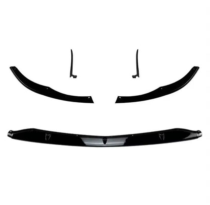 Mercedes C Class W205 C205 C63 AMG 2018-2022 Gloss Black Front Splitter Kit Lip
