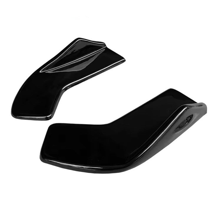 BMW X2 F39 2017-2022 Gloss Black Rear Spats Rear Bumper Side Splitters