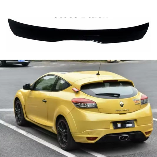 Renault Megane 4 GT Sport 2016-2022 Gloss Black Spoiler Extension Rear Wing Lip