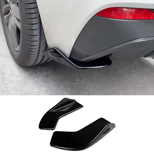 BMW X2 F39 2017-2022 Gloss Black Rear Spats Rear Bumper Side Splitters