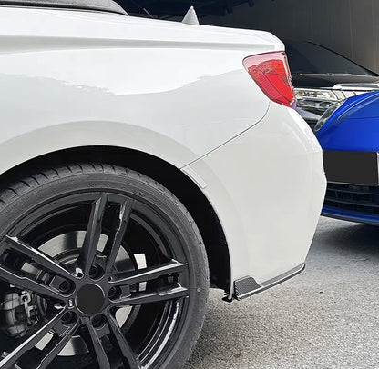 BMW 2 Series M Sport 2015-2019 Carbon Fibre Rear Spats Bumper Side Splitters